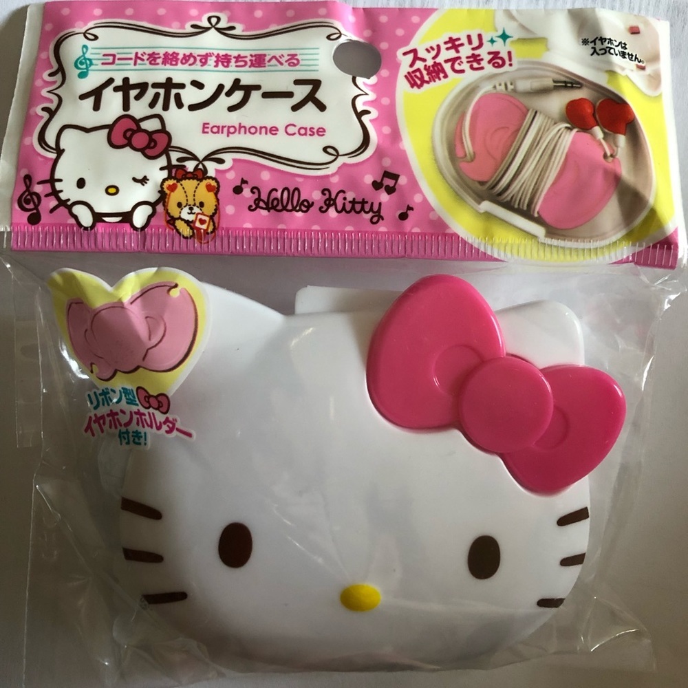 Hello kitty headphones container